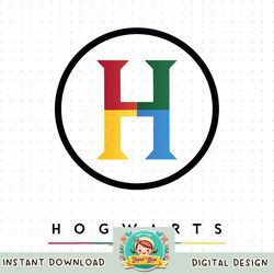 Harry Potter Hogwarts Four Colored _H_ Logo PNG Download copy