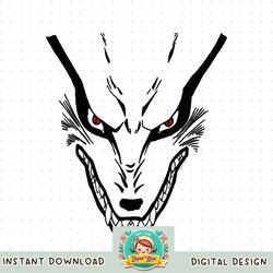 Kids Naruto Shippuden Nine Tailed Demon Fox Giant Face png, digital download, instant
