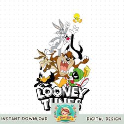 Looney Tunes Gang on Pink png, digital download, instant