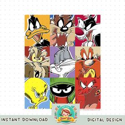 Looney Tunes Group Shot Comic Box Up png, digital download, instant