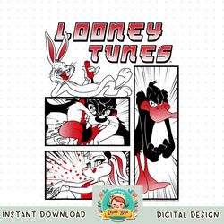 Looney Tunes Group Shot Manga Panels Japanese Comic Style png, digital download, instant