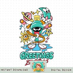 Looney Tunes Marvin Martian Greetings png, digital download, instant