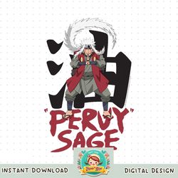 Naruto Shippuden Jiraiya Pervy Sage png, digital download, instant