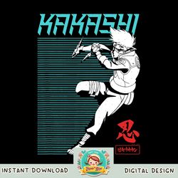 Naruto Shippuden Kakashi Line Slide png, digital download, instant