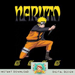 Naruto Shippuden Naruto Kneeling png, digital download, instant