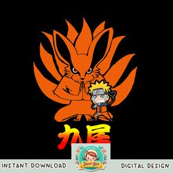 Naruto Shippuden Naruto Kurama Nine Tails Chibi png, digital download, instant
