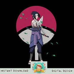 Naruto Shippuden Sasuke Leaves and Symbol png, digital download, instant