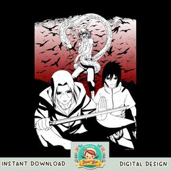 Naruto Shippuden Sasuke Orochimaru png, digital download, instant