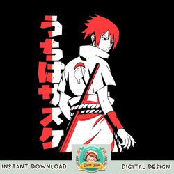 Naruto Shippuden Sasuke Two Tone png, digital download, instant