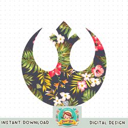 Star Wars Rebel Alliance Floral Print Graphic png, digital download, instant png, digital download, instant