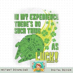 Star Wars St. Patrick_s Day No Such Thing as Luck png, digital download, instant