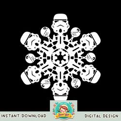 Star Wars Stormtrooper Christmas Snowflake Graphic png, digital download, instant png, digital download, instant