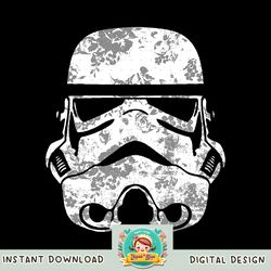 Star Wars Stormtrooper Helmet Flowers Floral Fill png, digital download, instant