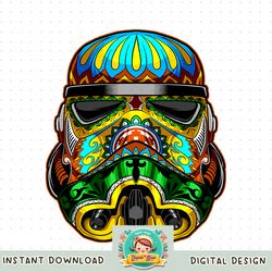 Star Wars Stormtrooper Ornate Sugar Skull Graphic png, digital download, instant png, digital download, instant
