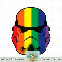 Star Wars Stormtrooper Rainbow png, digital download, instant