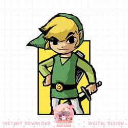 Legend of Zelda Link Waker Face Hand On Hip png, digital download, instant