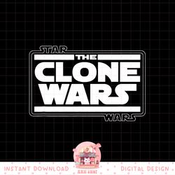 Star Wars The Clone Wars Logo png, digital download, instant