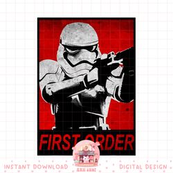 Star Wars The Force Awakens Stormtrooper First Order Poster png, digital download, instant