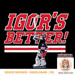 Igor Shesterkin Igor s Better, New York Hockey PNG Download