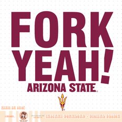 Arizona State Sun Devils Fork Yeah Logo PNG Download