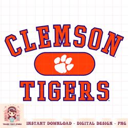 Clemson Tigers Varsity White Officially Licensed PNG Download
