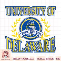 Delaware Fightin Blue Hens Laurels Officially Licensed PNG Download