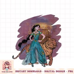 Disney Aladdin Live Action Princess Jasmine Painting PNG Download PNG Download