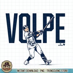 Anthony Volpe, Swing, New York Baseball PNG Download