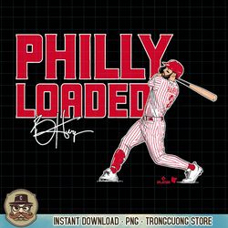 Bryce Harper, Philly Loaded, Philadelphia Baseball PNG Download