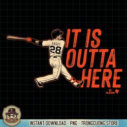 Buster Posey, It Is Outta Here, San Francisco Baseball PNG Download