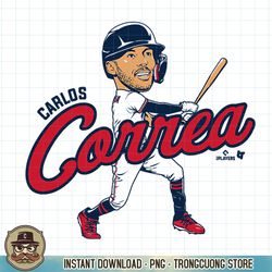 Carlos Correa, Caricature, Minnesota Baseball PNG Download
