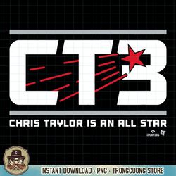 Chris Taylor, CT3 is an All Star, Los Angeles Baseball PNG Download