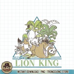 Disney Lion King Bohemian Style Geometric Portrait PNG Download
