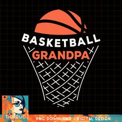 Basketball Grandpa Bball Lover Best Grandfather Ever Hooper, png, sublimation copy