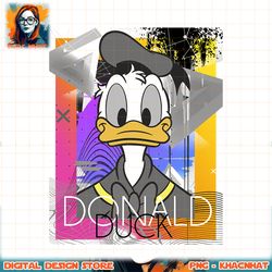 Disney Mickey And Friends Donald Duck 80_s Style Portrait PNG Download copy