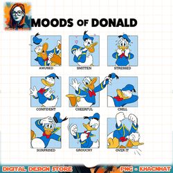 Disney Mickey And Friends Donald Duck Moods Box Up PNG Download copy