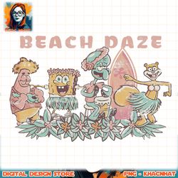 SpongeBob SquarePants Beach Daze Group Shot png, digital download, instant