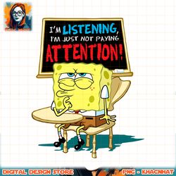 Spongebob Squarepants Im Listening png, digital download, instant