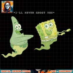SpongeBob SquarePants Patrick Star I_ll Never Ghost You png, digital download, instant