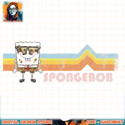 SpongeBob SquarePants Retro Sunglasses Stripes png, digital download, instant