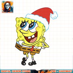SpongeBob SquarePants Santa Hat Dreaming Of Christmas png, digital download, instant