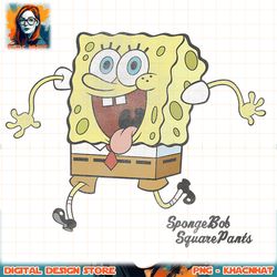 SpongeBob SquarePants Tongue Out Run png, digital download, instant