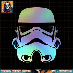 Star Wars Storm Trooper Neon Rainbow Graphic png, digital download, instant png, digital download, instant