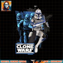 Star Wars The Clone Wars Clone Captain Rex Mashup png, digital download, instant