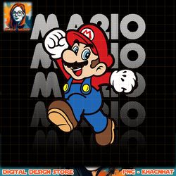 Super Mario Name Fade Poster png, digital download, instant