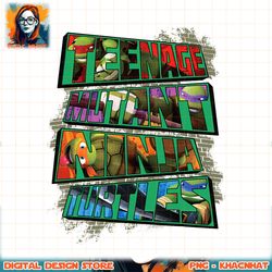 Teenage Mutant Ninja In 3D Text png, digital download, instant