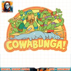 Teenage Mutant Ninja Turtles Gang Retro Cowabunga png, digital download, instant
