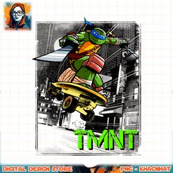 Teenage Mutant Ninja Turtles Leonardo Skateboarding png, digital download, instant