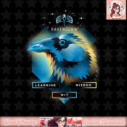 Harry Potter Deathly Hallows 2 Ravenclaw Glowing Poster T-Shirt