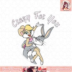 Looney Tunes Bugs And Lola Crazy For You Heart Portrait T-Shirt